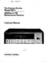 Harman-Kardon 800-p-Service-Manual